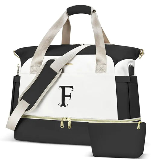 Chic Personalized Duffle with Shoe Compartment