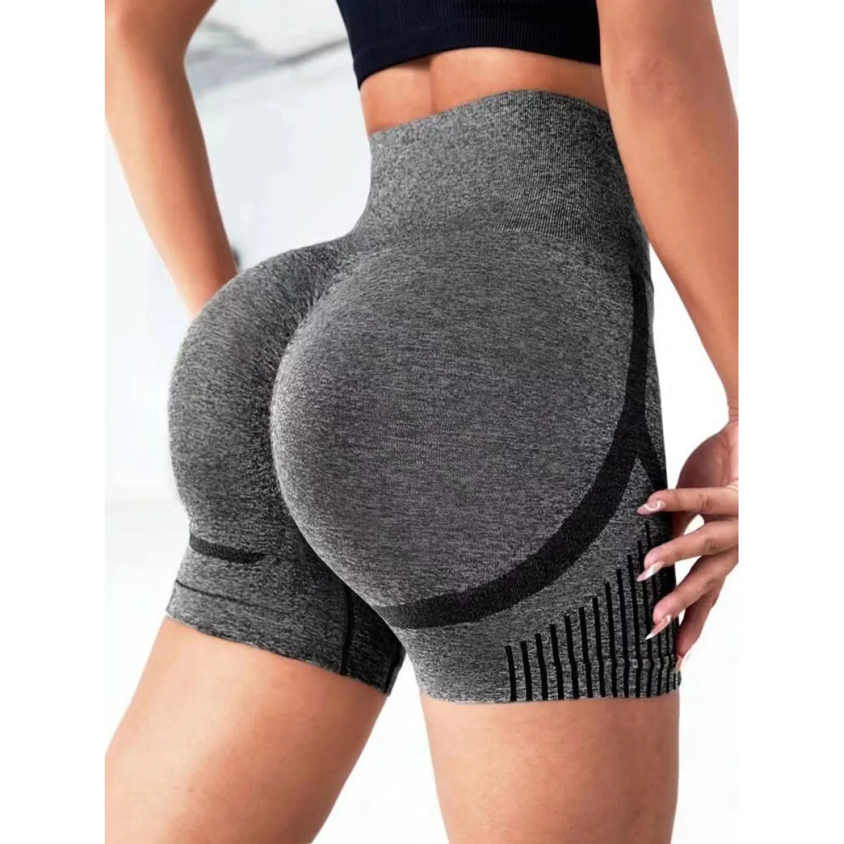 FlexiFit High-Waist Yoga Shorts