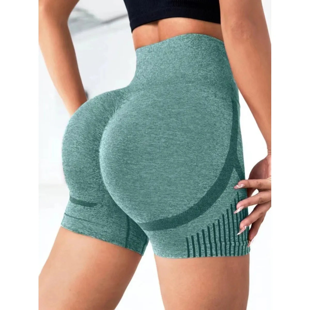 FlexiFit High-Waist Yoga Shorts