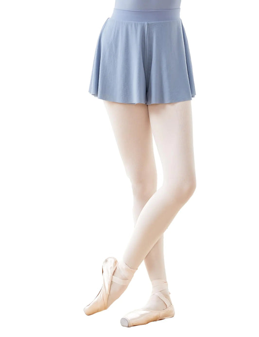 Lovdaswi Womens Flowy Athletic Shorts for DancingYogaGymnasticsBalletSports Gray Blue