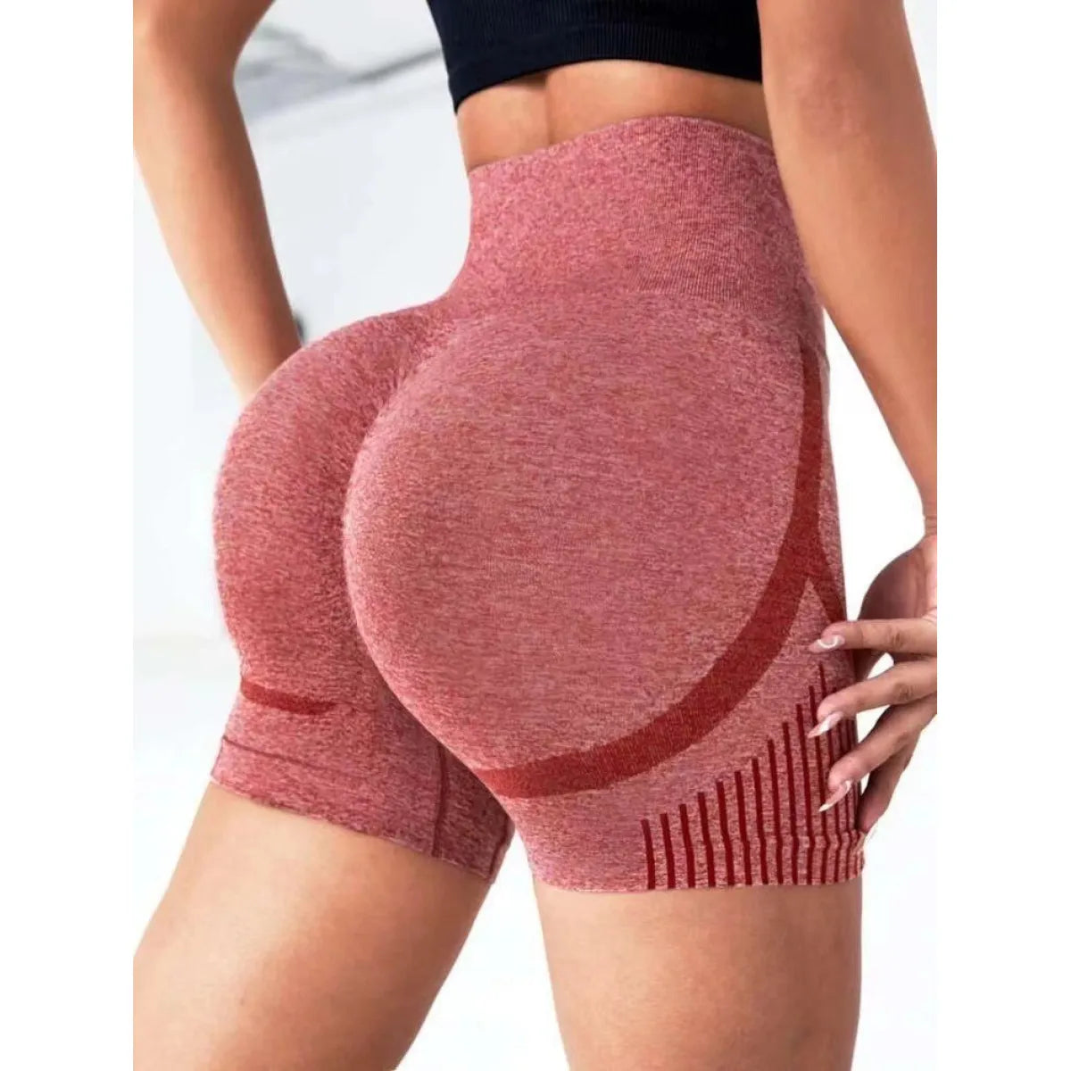FlexiFit High-Waist Yoga Shorts
