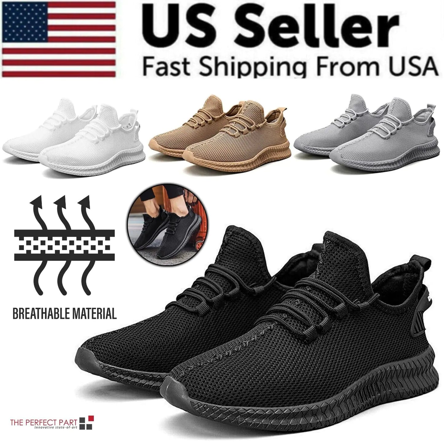 Men's FlexiRun Athletic Sneakers