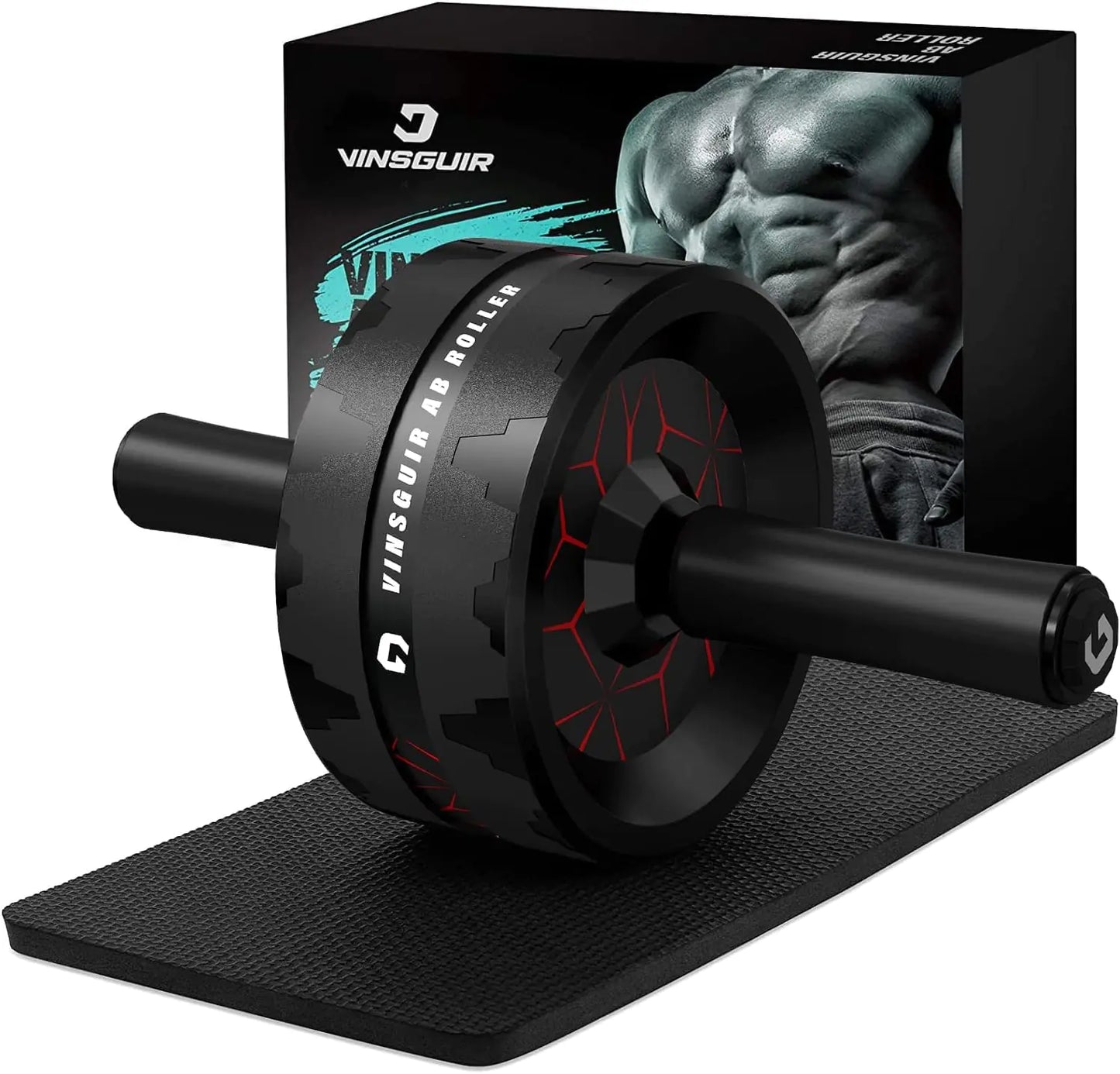 Vinsguir Dual-Wheel Ab Roller