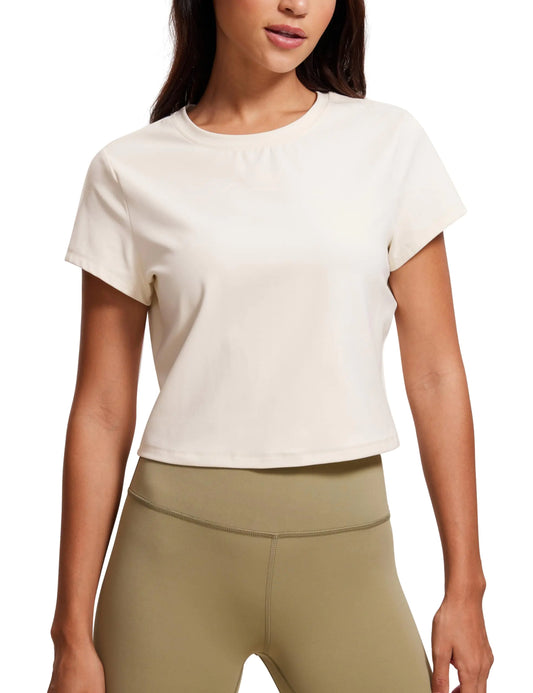 Butterluxe Soft Crop Yoga Tee